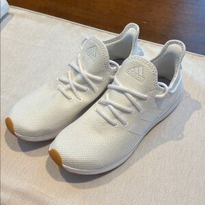 ADIDAS Cloudfoam Plus White Sneakers Size 8